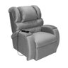 Poltrona do Papai Retrátil com Controle Imperial Império Estofados Cinza - 3