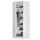 Ver imagem 2 de Guarda Roupa Modular 1 Porta Reflecta Canto 45 Altezza Belmax:branco