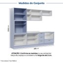 Ver imagem 4 de Cozinha Planejada 6 Peças com Tampo com Cristaleira Marselha CabeCasa MadeiraOriginals Azul/Sereno