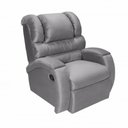 Ver imagem 2 de Poltrona do Papai Reclinável Imperial Império Estofados Cinza