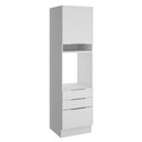Ver imagem 1 de Torre Quente Madesa Stella 60 cm 1 Porta 3 Gavetas Branco