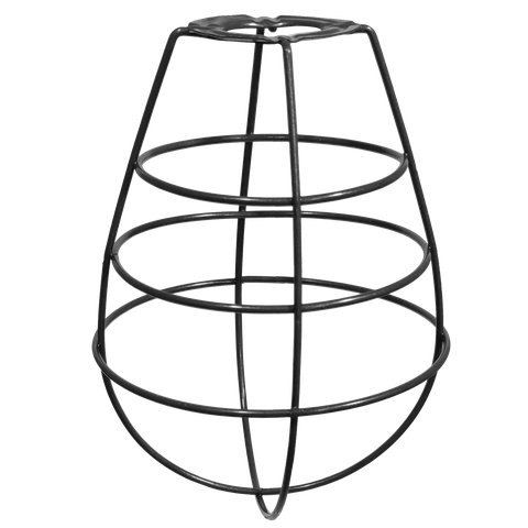 Cupula de Aramado Lampshape Preto para Pendentes e Abajures