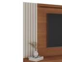 Ver imagem 5 de Painel para Tv até 75 Polegadas Luxo 3 Gavetas Cinamomo/off White - Pnr Móveis