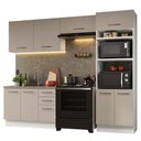 Ver imagem 3 de Armário de Cozinha Completa 270cm Branco/crema Agata Madesa 08