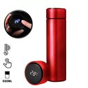 Ver imagem 1 de Garrafa Térmica 480ml com Medidor de Temperatura Digital Led