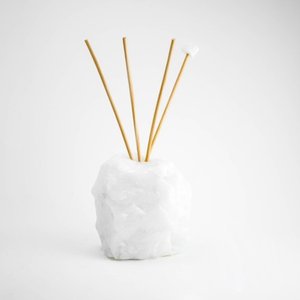 Difusor Cristal Quartzo Branco Pedra Natural Aromaterapia:nenhum/branco