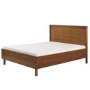 Ver imagem 4 de Cama de Casal 1,60m Madeira Maciça Linha Cairo Marrom/Amêndoa