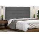 Ver imagem 2 de Cabeceira La Italiana Para Cama Box King 195 cm Suede Cinza - D’Rossi
