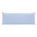 Ver imagem 1 de Fronha Avulsa para Travesseiro Corpo 0,50x1,50M com Zíper Percal 200 Fios Azul