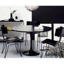 Ver imagem 1 de Mesa de Jantar Tulipa Saarinen Redonda 80 cm Laqueada Preto