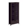 Cristaleira Ditália 2 Portas 1 Gaveta E-954 Preto - 6