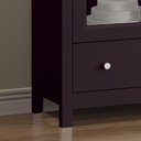 Ver mais imagens de Cristaleira Ditália 2 Portas 1 Gaveta E-954 Preto