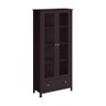 Cristaleira Ditália 2 Portas 1 Gaveta E-954 Preto - 1