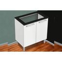 Ver imagem 4 de Balcão Cozinha p/Cooktop Evidence 7174 c/ 2 Portas Branco - Bertolini