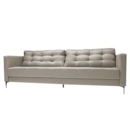 Sofá Lord 2,50M Rústico Bege - Gran Belo Decor - 1