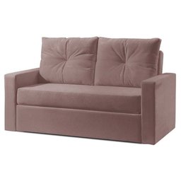 Sofá Cama Multi 2 Lugares 2,08M Retrátil Veludo Rosê - Ilha Bela - 2 Sofá Cama Multi 2 Lugares 2,08M Retrátil Veludo Rosê - Ilha Bela - 2