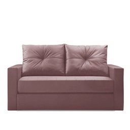 Sofá Cama Multi 2 Lugares 2,08M Retrátil Veludo Rosê - Ilha Bela - 1 Sofá Cama Multi 2 Lugares 2,08M Retrátil Veludo Rosê - Ilha Bela - 1