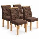 Ver imagem 3 de Conjunto 4 Cadeiras para Sala de Jantar Arthus