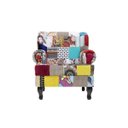 Ver imagem 1 de Poltrona Decorativa Jordânia Patchwork - Gran Belo Decor