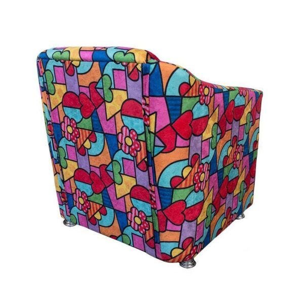 Poltrona Decorativa Tilla Suede Romero Brito - Nay Estofados - 3