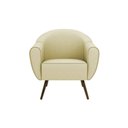 Ver imagem 1 de Poltrona Decorativa Sacha Corano Bege Claro - Gran Belo Decor