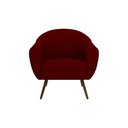 Ver imagem 1 de Poltrona Decorativa Sacha Veludo Vinho - Gran Belo Decor