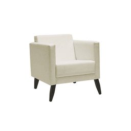 Poltrona Decorativa Konay 1 Lugar Corano Bege Claro - Gran Belo Decor - 1