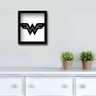 Quadro Logo Mulher Maravilha, Liga de Justiça - 3