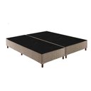 Ver imagem 1 de Cama Box Base Queen Sommier Rústico Bordado Clean (158x198x30) - Paropas