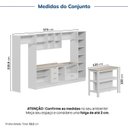 Ver imagem 2 de Cozinha Modulada 10 Peças com Tampo e Cristaleira e Ilha Marselha CabeCasa MadeiraOriginals