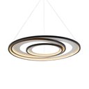 Ver imagem 1 de Lustre Pendente Nordecor Zahal 2508 Preto Led Bivolt