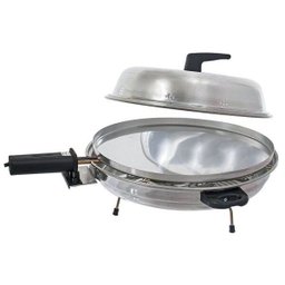 Churrasqueira e Forno Pizza Grill Elétrico 2 em 1 com Tampa e Forma Redonda 110V 127V Cotherm 1151 - 3