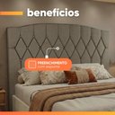 Ver imagem 6 de Cabeceira Estofada para Cama Box Queen Belize de 1,60m