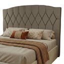 Ver imagem 1 de Cabeceira Estofada para Cama Box Queen Belize de 1,60m