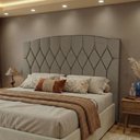Ver imagem 2 de Cabeceira Estofada para Cama Box Queen Belize de 1,60m