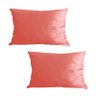 Kit 2 Capas para Almofada em Veludo Liso Retangular - 1