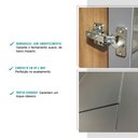 Ver imagem 5 de Armário Aéreo Milla 3 Portas Nog/cinza 120cm Carraro