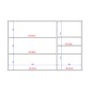 Ver imagem 6 de Armário Aéreo Milla 3 Portas Nog/cinza 120cm Carraro