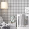 Papel de Parede Adesivo Xadrez Cinza Quarto Sala Cozinha Banheiro Lavável Autocolante Ssxa-005 - 3