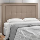 Ver imagem 2 de Cabeceira Cama Box Casal Queen 160cm Paolla P02 Linho Bege - Mpozenato