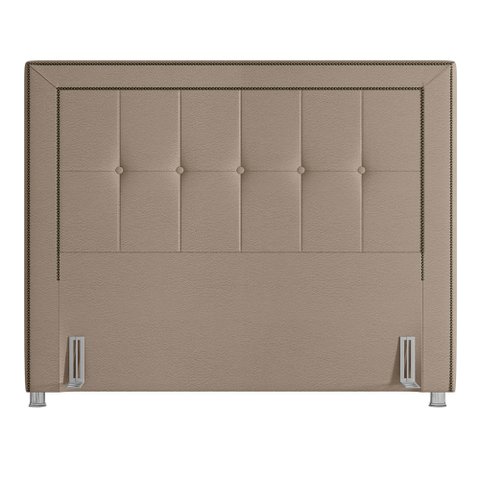 Cabeceira Cama Box Casal Queen 160cm Paolla P02 Linho Bege - Mpozenato