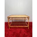 Ver imagem 4 de Mesa de Centro Retangular Estilo Xadrez Verniz