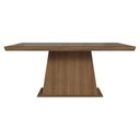 Ver imagem 2 de Mesa de Jantar Retangular Tampo com Moldura e Vidro Sobreposto Rustic 5364 Madesa