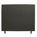 Ver imagem 3 de Cabeceira Cama Box Solteiro Namur 90 Cm Suede Cinza