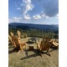 Cadeira Pavao Adirondack Pinus com Stain Osmocolor e Verniz - Preto - Natural - 6
