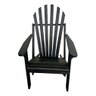 Cadeira Pavao Adirondack Pinus com Stain Osmocolor e Verniz - Preto - Natural - 2