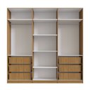 Ver imagem 5 de Guarda-Roupa Modulado 237cm com 6 Portas Cabideiros e Gavetas Integrato