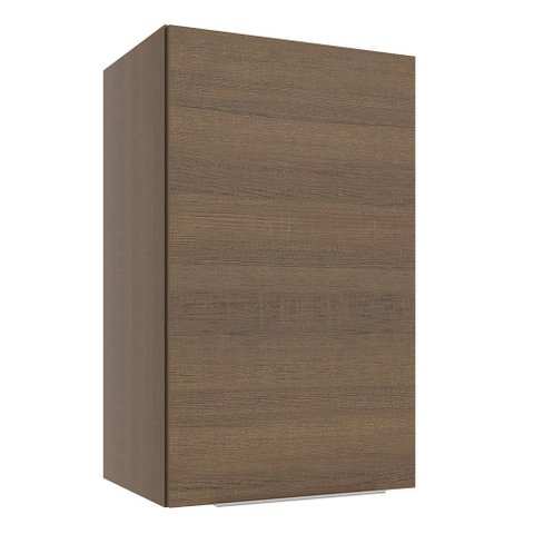 Armário Aéreo Madesa Stella 40 cm 1 Porta Rustic Cor:Rustic