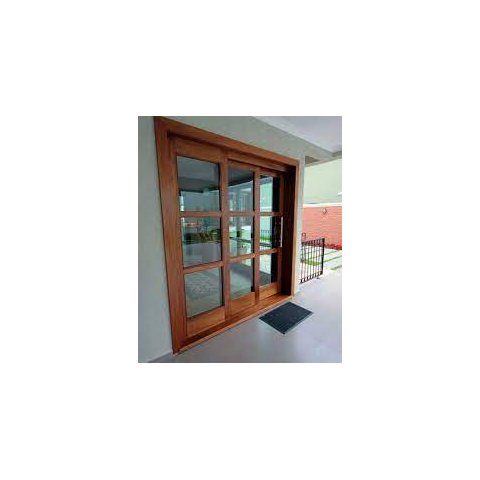 Porta Balcão de Madeira Modelo Luxo 2,15(a)x2,00(l) C/fechadura