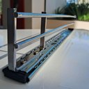 Ver imagem 4 de Porta Toalhas de Louças Duplo Aramado Aço Cromado Suporte Panos de Prato Fixação Lateral Piva